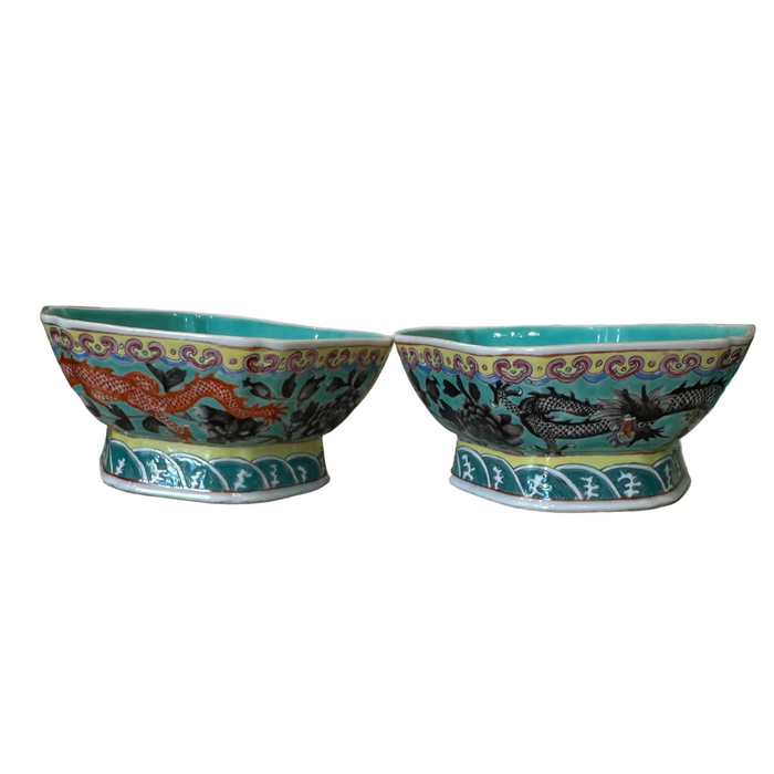 Pair of Hexagon Tazas