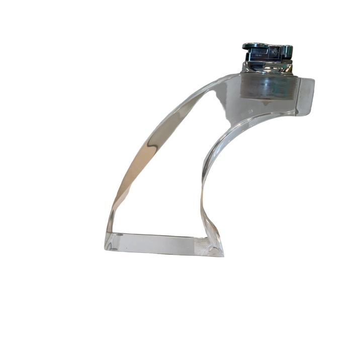 Lucite table lighter