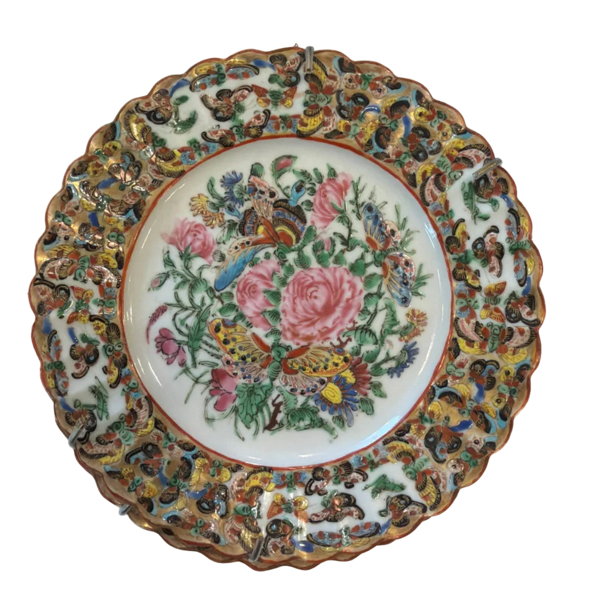 Ten Thousand Butterflies Chinese export plate
