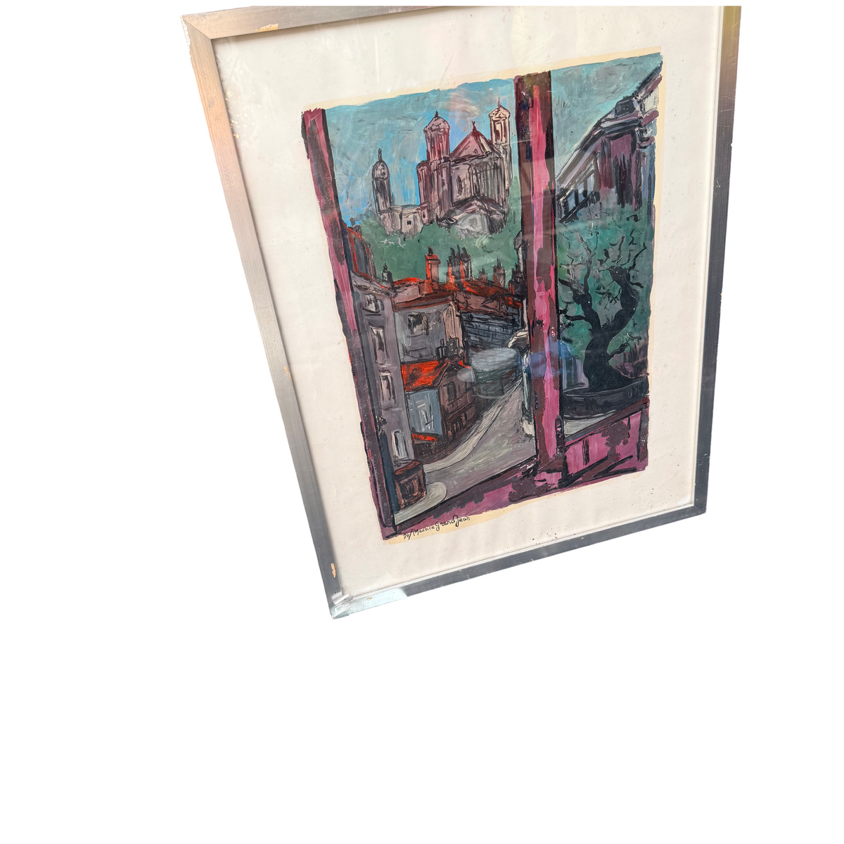 Gouache Window Painting, '74