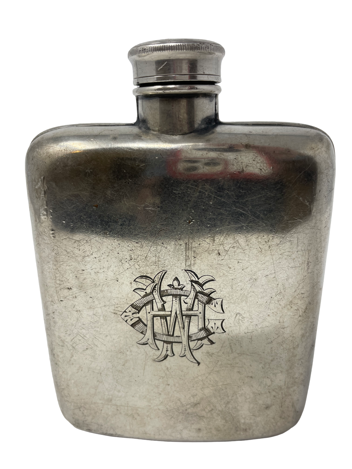 Monogrammed Flask