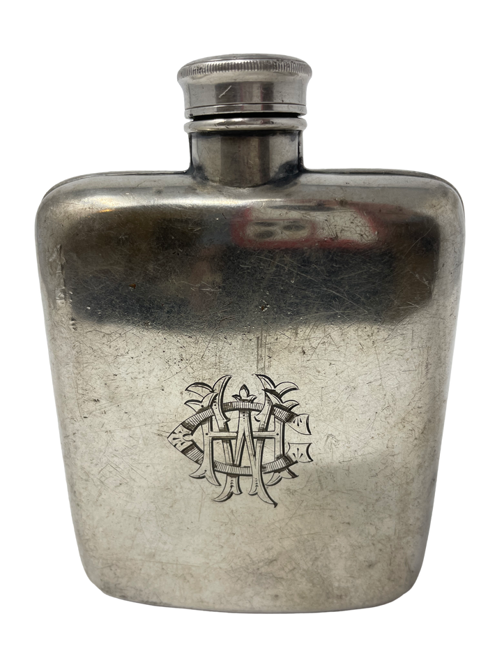 Monogrammed Flask
