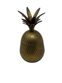 Brass Pineapple 8” Lidded Box