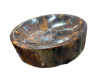 Brown Tessellated Pen Shell Bowl by Maitland Smith