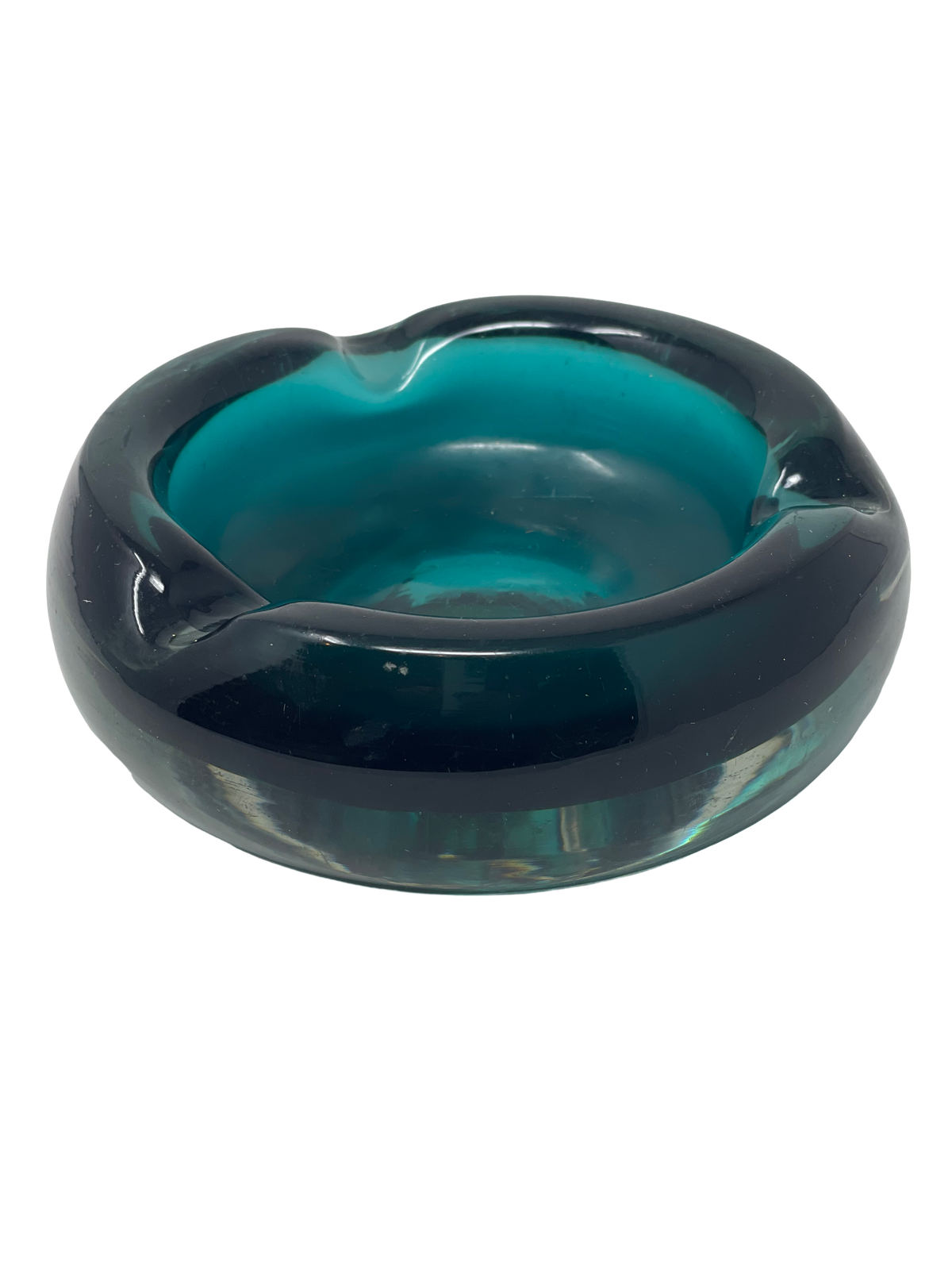 Blue Green 6" Ashtray