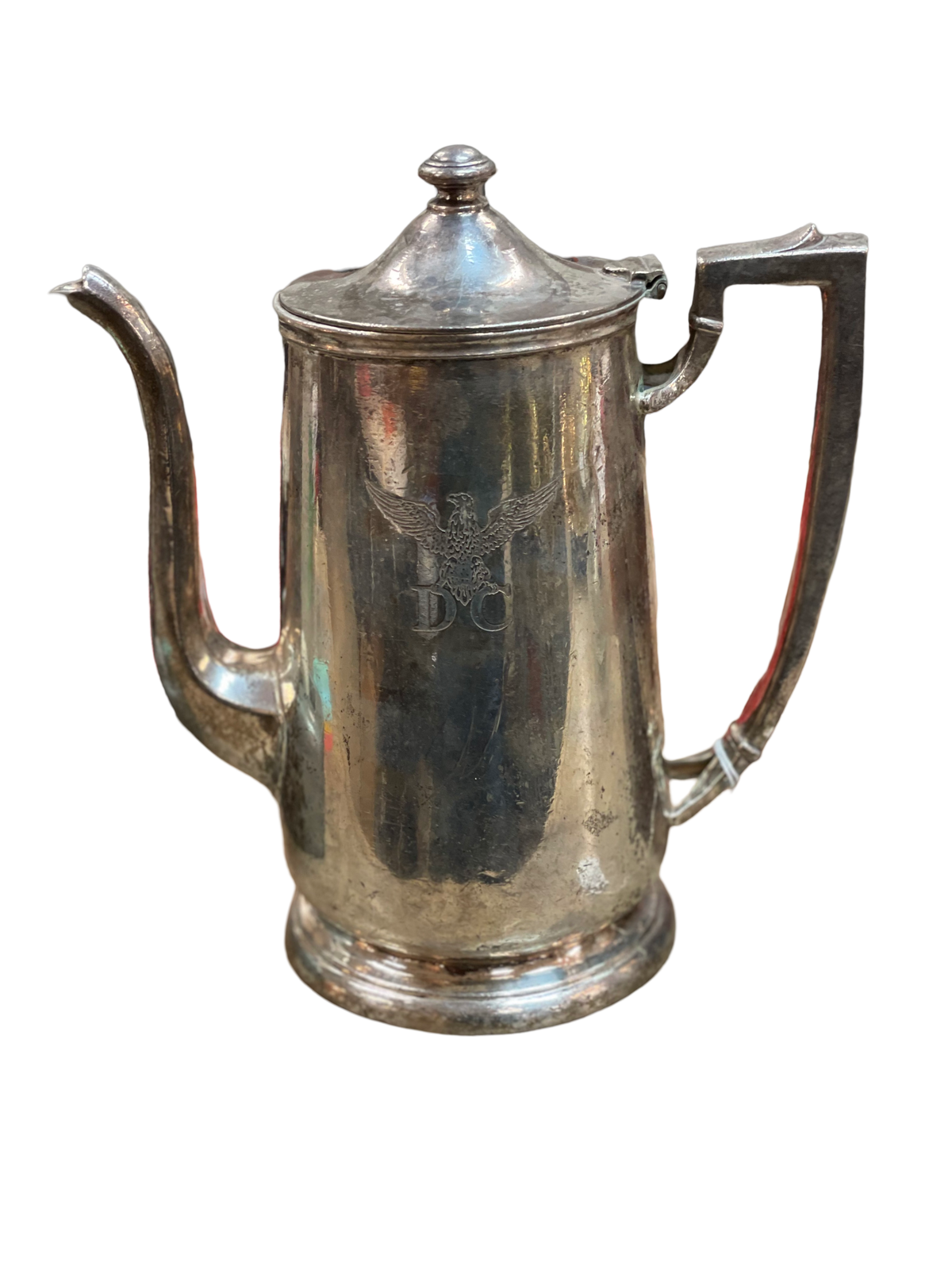 Silverplate Pitcher w/ DC Engraving