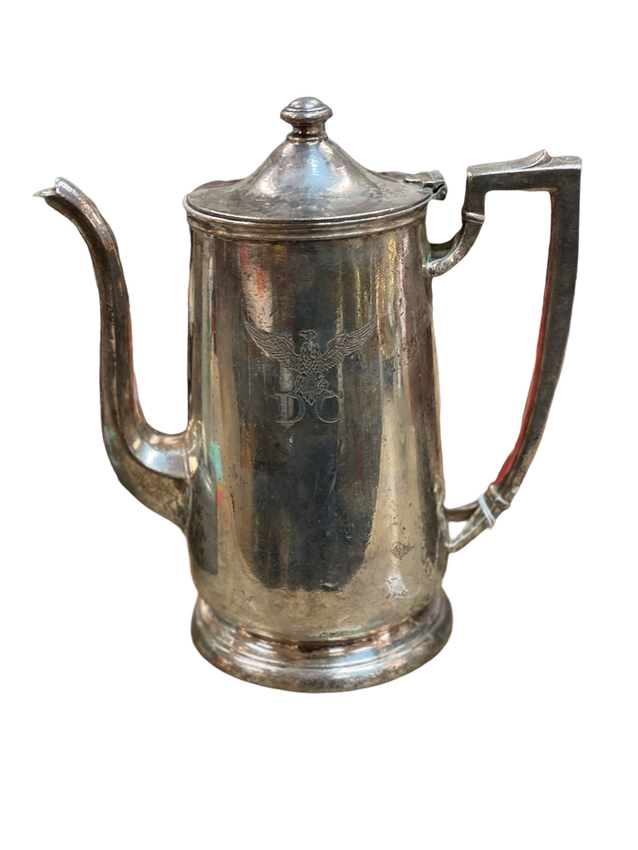 Silverplate Pitcher w/ DC Engraving