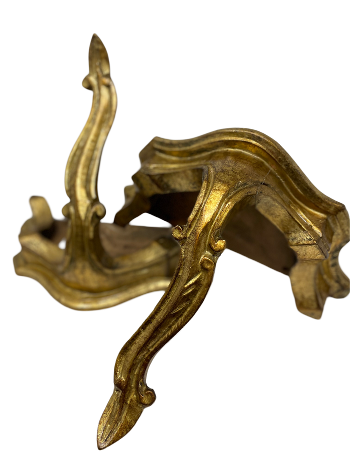 Pair of Gilt Florentine Brackets