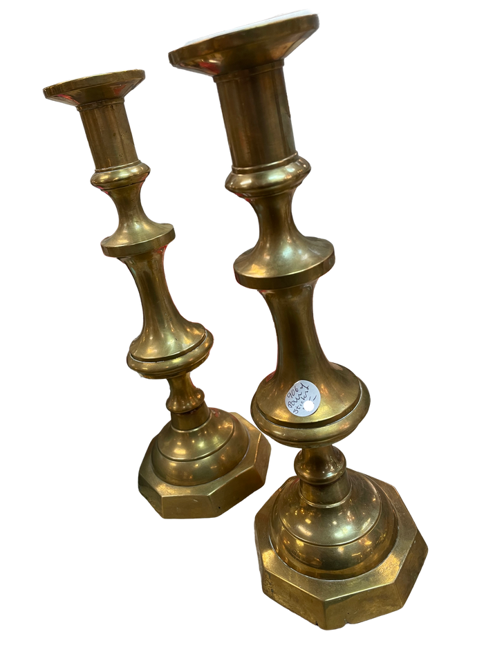 Pair of Brass 12" Candlesticks
