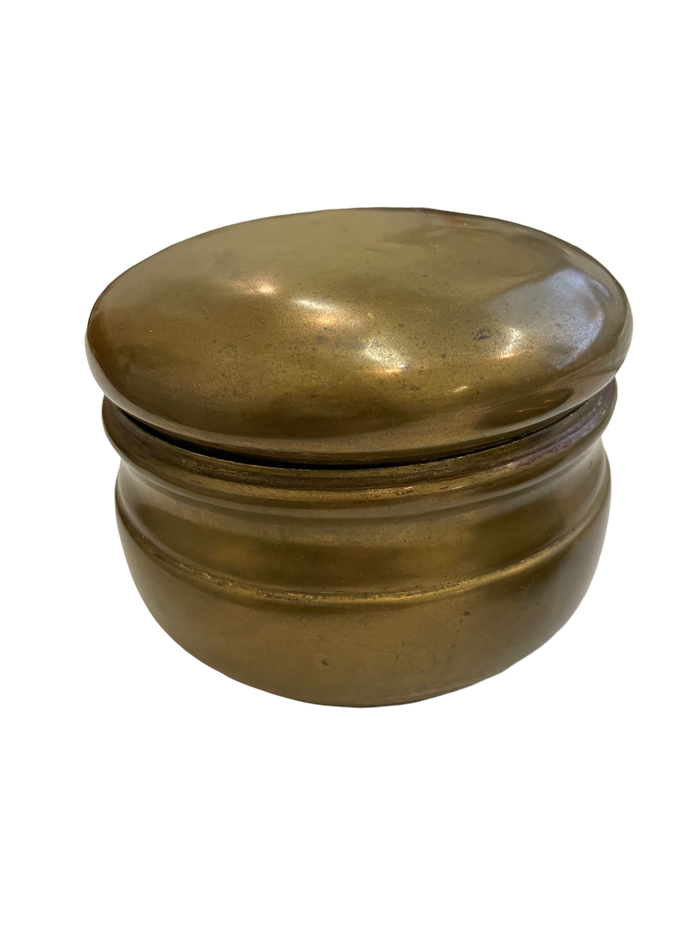 Round Brass Box