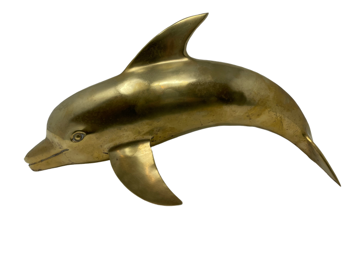 Large Brass Dolphin