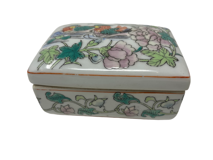 Chinese Porcelain 3" Rectangular Box