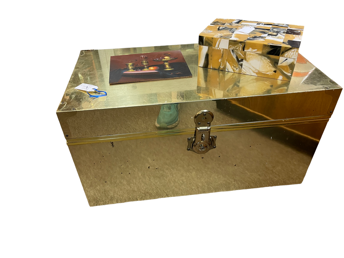 Rectangular Brass Cedar Chest