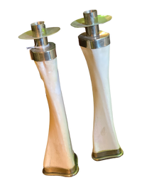 Pair of Bone Candlesticks