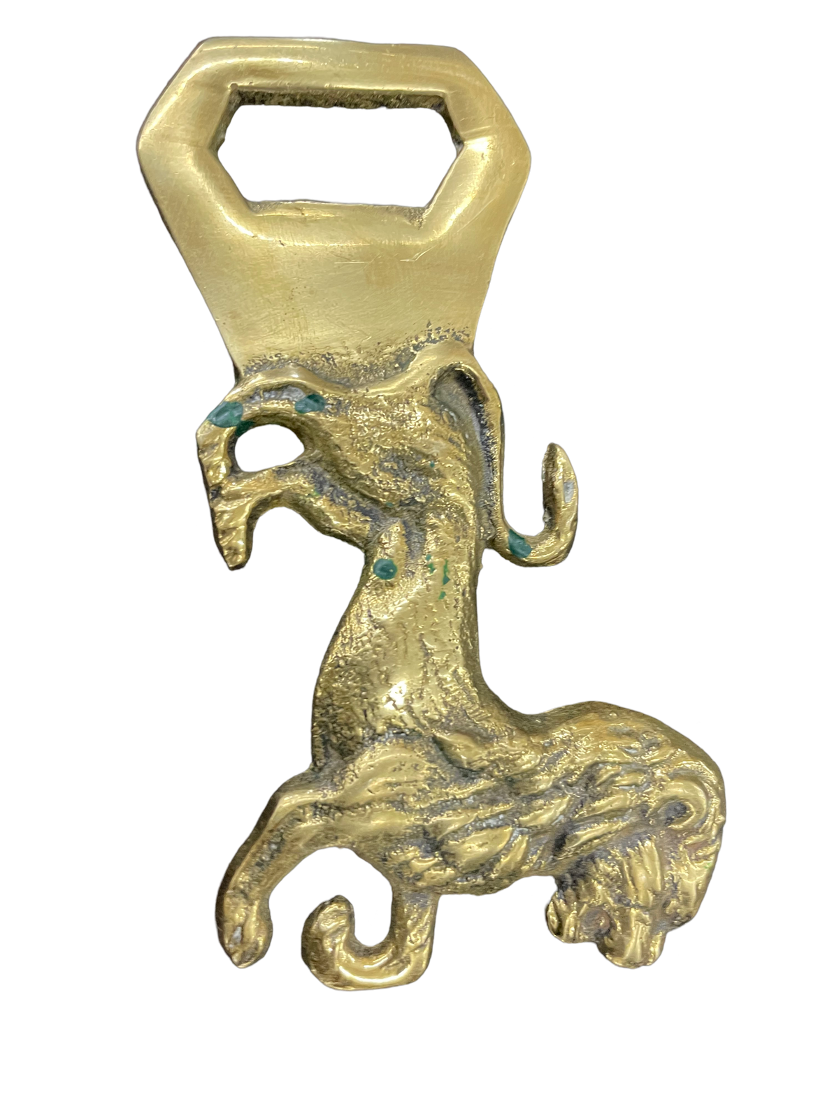 Brass Lion Bottle Opener