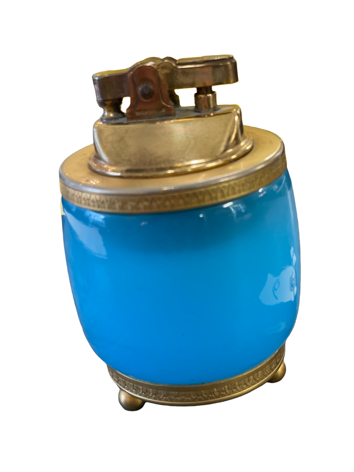 Aqua Opaline Table Lighter