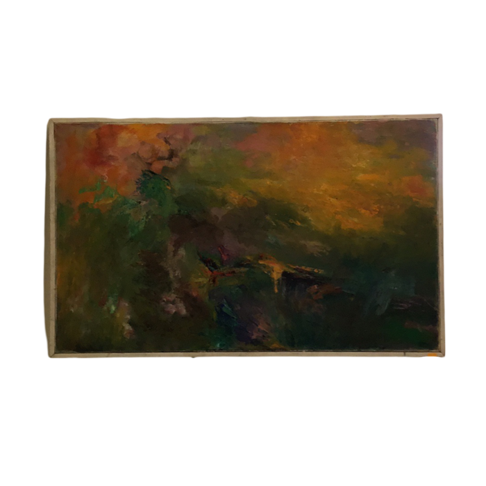 rainbow colored long rectangle stipple Oil Painting