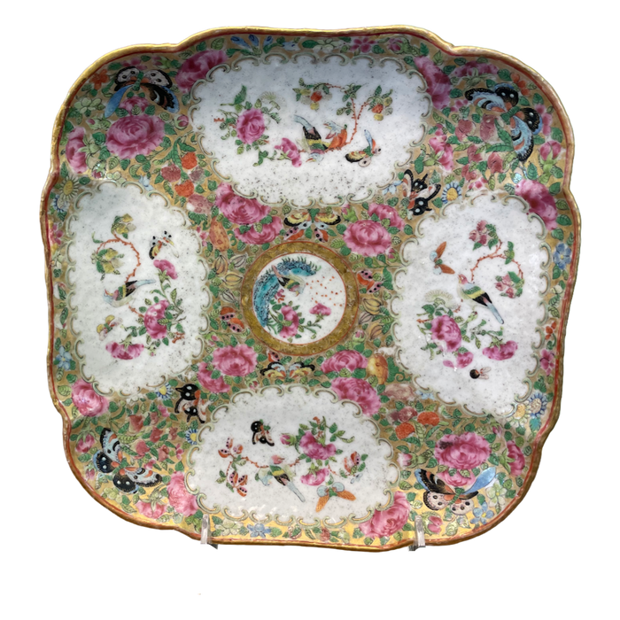 Rose Canton Rounded Square plate