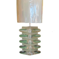 Stacked Lucite Lamp