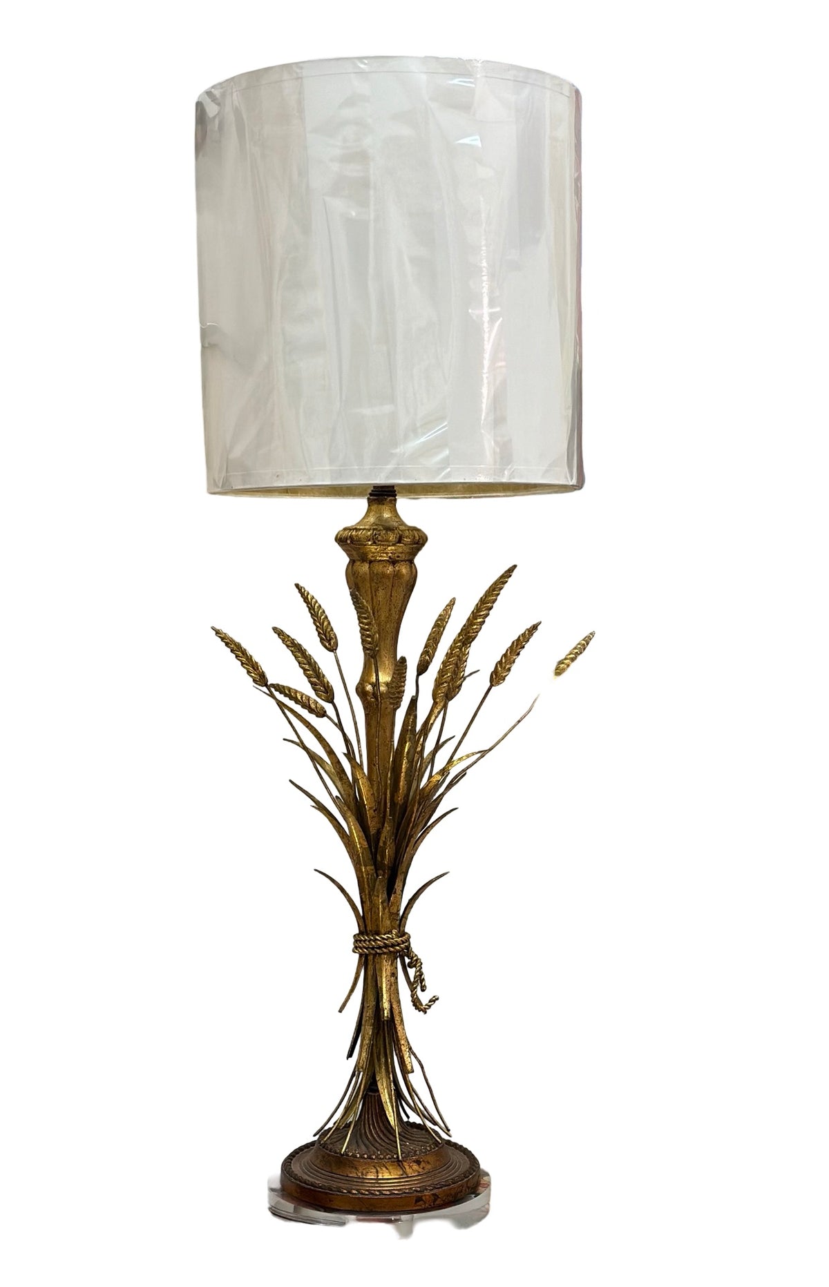 Gilt Wheat Lamp