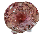 Pink Art Glass Bowl