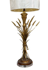 Gilt Wheat Lamp