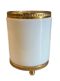 White Opaline Cylinder