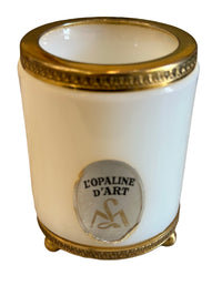 White Opaline Cylinder